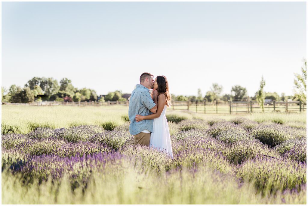 Lavender Field Engagement Session 